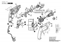 Bosch 0 603 246 503 Psb 400 Percussion Drill 220 V / Eu Spare Parts